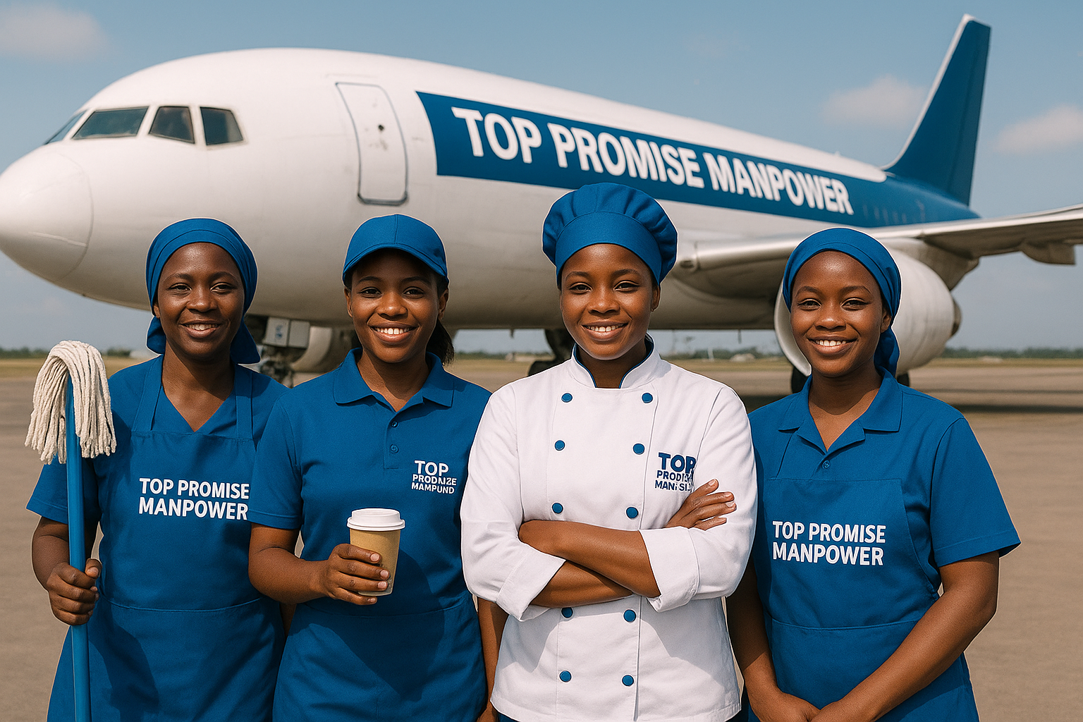 Recruitment agency team at work